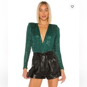 NBD Sloane Emerald bodysuit